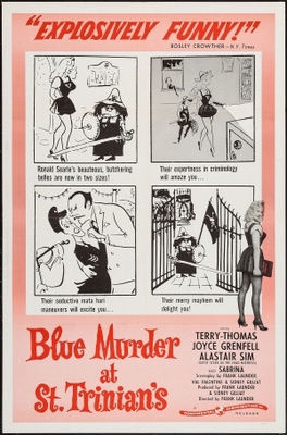Blue Murder at St. Trinian's movie poster (1957) metal framed poster