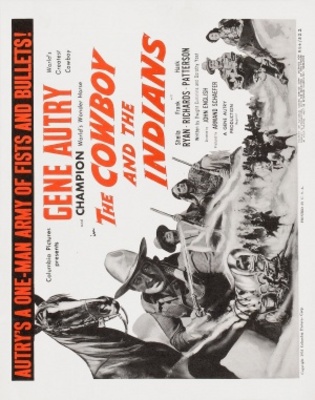 The Cowboy and the Indians movie poster (1949) canvas poster