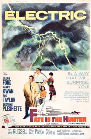 Fate Is the Hunter movie poster (1964) canvas poster