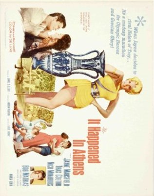 It Happened in Athens movie poster (1962) pillow