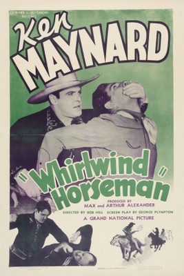 Whirlwind Horseman movie poster (1938) wooden framed poster