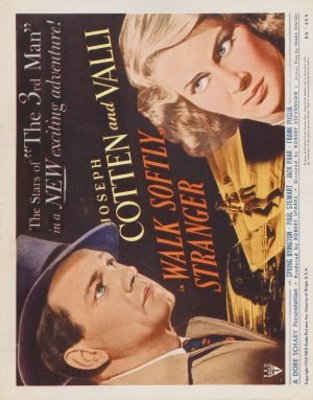 Walk Softly, Stranger movie poster (1950) poster with hanger
