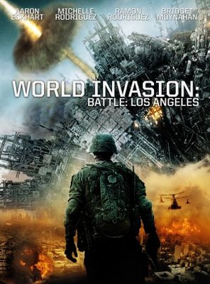 Battle: Los Angeles movie poster (2011) wood print