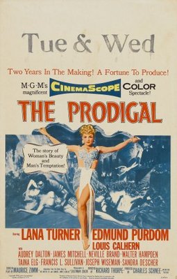 The Prodigal movie poster (1955) wooden framed poster