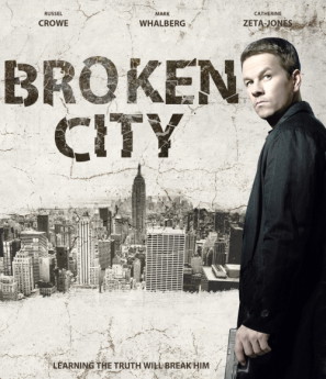 Broken City movie poster (2013) wooden framed poster