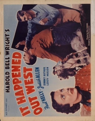 It Happened Out West movie poster (1937) wooden framed poster