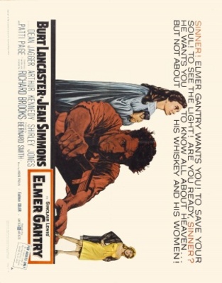 Elmer Gantry movie poster (1960) poster with hanger