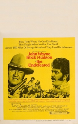 The Undefeated movie poster (1969) canvas poster