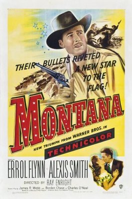 Montana movie poster (1950) poster with hanger