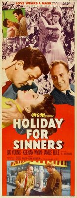 Holiday for Sinners movie poster (1952) poster