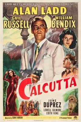 Calcutta movie poster (1947) pillow