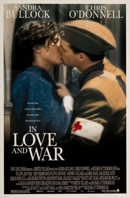 In Love and War movie poster (1996) wooden framed poster