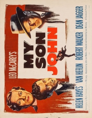 My Son John movie poster (1952) metal framed poster