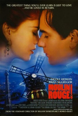 Moulin Rouge movie poster (2001) Stickers MOV_eedc2b21