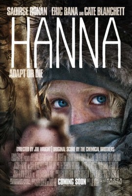 Hanna movie poster (2011) canvas poster