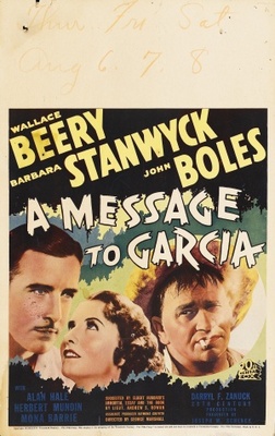A Message to Garcia movie poster (1936) pillow