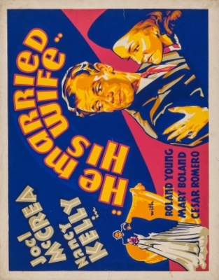He Married His Wife movie poster (1940) poster with hanger