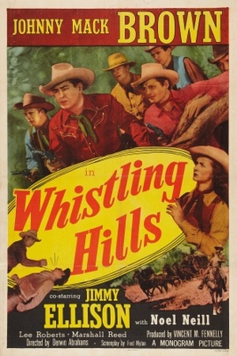 Whistling Hills movie poster (1951) poster with hanger