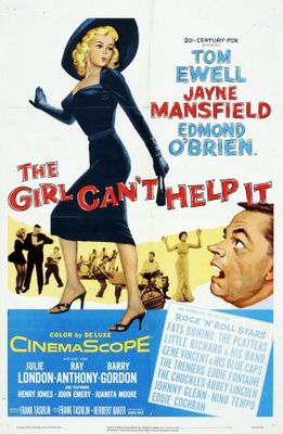 The Girl Can't Help It movie poster (1956) pillow