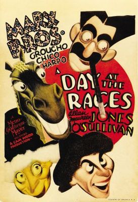 A Day at the Races movie poster (1937) wooden framed poster