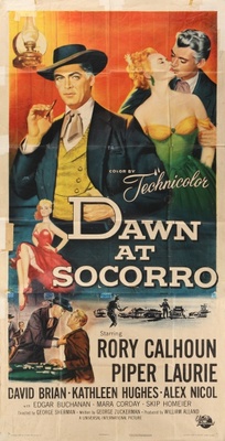 Dawn at Socorro movie poster (1954) metal framed poster