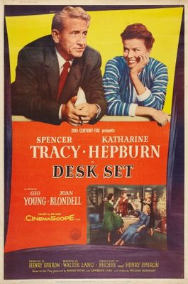 Desk Set movie poster (1957) metal framed poster