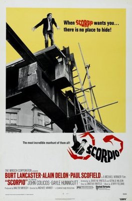 Scorpio movie poster (1973) wooden framed poster
