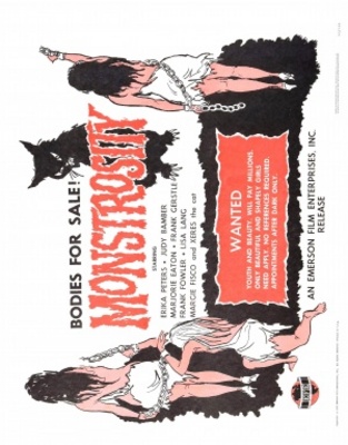 Monstrosity movie poster (1964) wooden framed poster