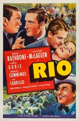 Rio movie poster (1939) metal framed poster
