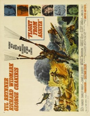 Flight from Ashiya movie poster (1964) metal framed poster
