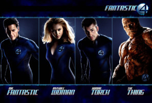 Fantastic Four movie poster (2005) mouse pad