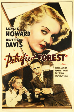 The Petrified Forest movie poster (1936) Stickers MOV_ekbzfq8q
