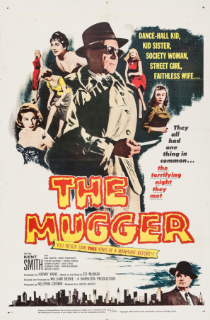 The Mugger movie poster (1958) tote bag