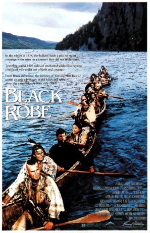 Black Robe movie poster (1991) poster with hanger
