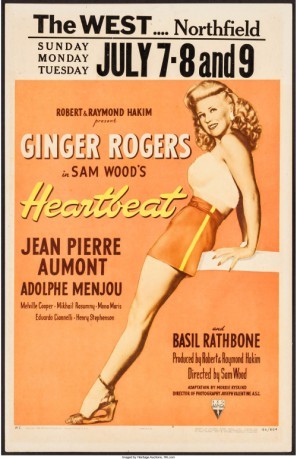 Heartbeat movie poster (1946) t-shirt