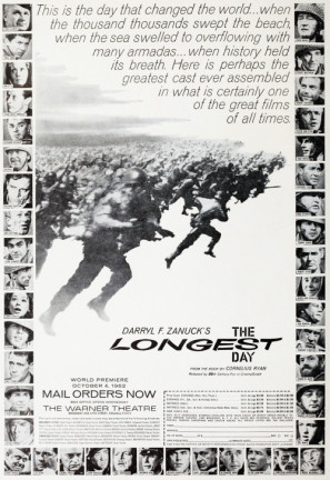 The Longest Day movie poster (1962) mouse pad