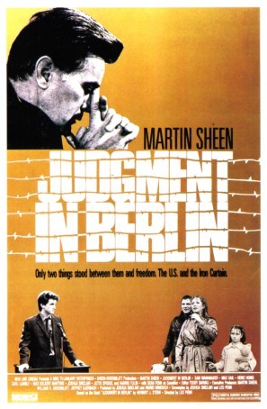 Judgment in Berlin movie poster (1988) metal framed poster