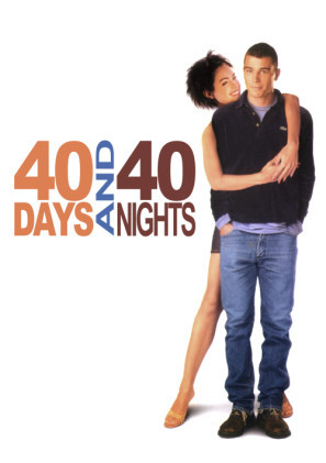 40 Days and 40 Nights movie poster (2002) canvas poster