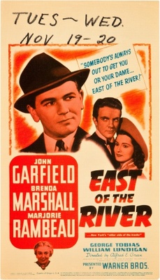 East of the River movie poster (1940) Poster MOV_f019ad7d