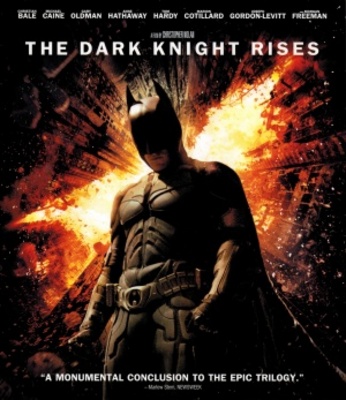 The Dark Knight Rises movie poster (2012) mouse pad