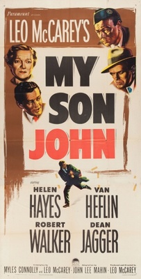 My Son John movie poster (1952) wood print