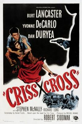 Criss Cross movie poster (1949) wooden framed poster