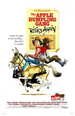 The Apple Dumpling Gang movie poster (1975) wooden framed poster