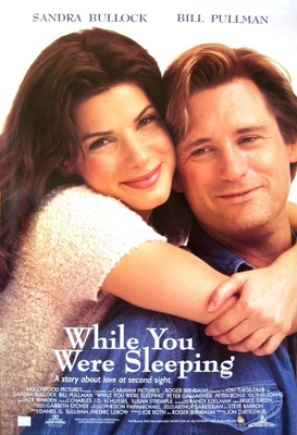 While You Were Sleeping movie poster (1995) wood print