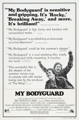 My Bodyguard movie poster (1980) metal framed poster