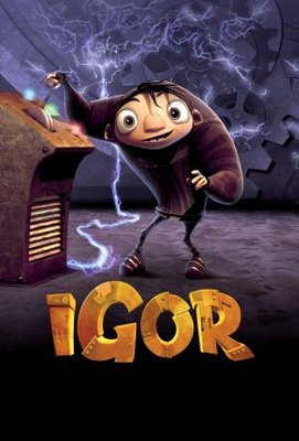 Igor movie poster (2008) wood print