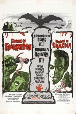 Dracula movie poster (1958) metal framed poster