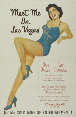 Meet Me in Las Vegas movie poster (1956) poster with hanger