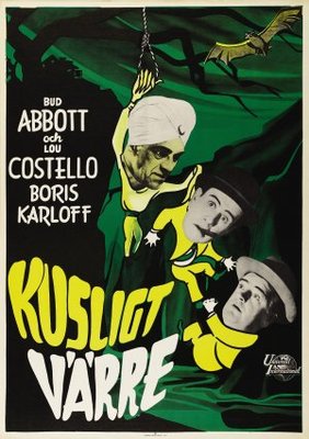 Abbott and Costello Meet the Killer, Boris Karloff movie poster (1949) tote bag