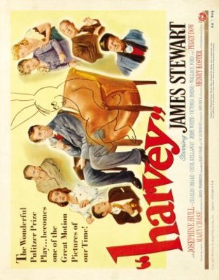 Harvey movie poster (1950) wood print